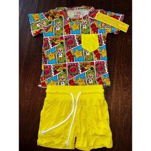 Little Munchkin Cocomelon bamboo pocket tee set 2T NWT